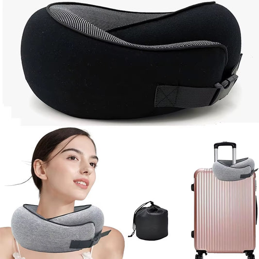 U-Shaped Pillow Neck Pillow U-Shaped Pillow Travel Car Neck Pillow Airplane Travel Pillow Long-Distance Flight Sleeping Artifact