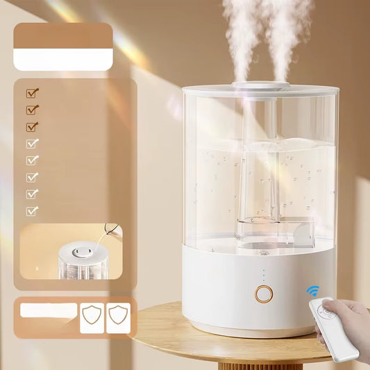 Air Diffuser Remote Control Home Desktop Large Mist Humidifier Natural Rate as High as Protecting the Skin Mute Hydrating